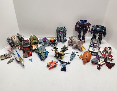 Transformers Lot 20+ Figures Beast Wars Armada Movie Universe Parts / Repair Lot