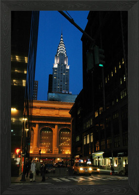 The Chrysler at Central Framed Wall Art Poster Canvas Print Picture