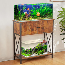 20-29 Gallon Aquarium Stand with Cabinet, 20 Gallon Long Fish Tank Stand with 31