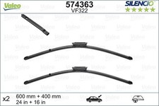 VALEO Wischblatt Scheibenwischer SILENCIO FLAT BLADE SET 574363 für RENAULT DS3