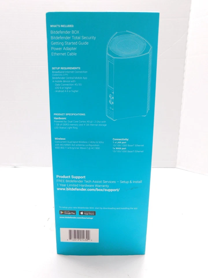 BitDefender BOX Smart Home Cybersecurity Hub - Silver (BT11021000EN) - Image 3 of 3