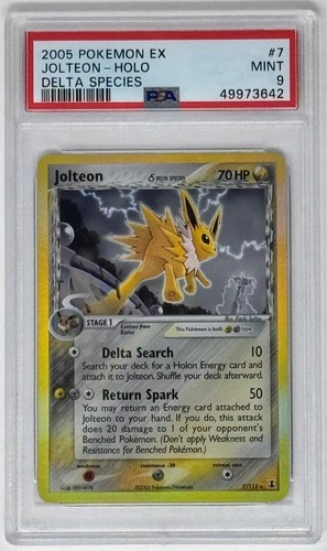 Jolteon (Delta Species) 7/113 Holo Foil PSA 9