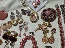Vintage Jewelry AVON West Germany More.. Pretty in Pink Lot