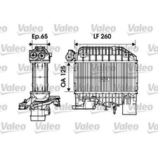 Valeo 817698 Ladeluftkühler für TOYOTA AVENSIS COROLLA VERSO T22 T25 M2 E12