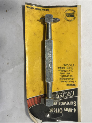 Cal-Van Tools 4-way Screwdriver (No. 667) Vintage