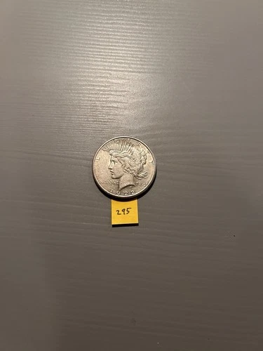 1922 S Peace Dollar $1 US Coin 90% Silver 0.9 Fineness Uncertified Collectible