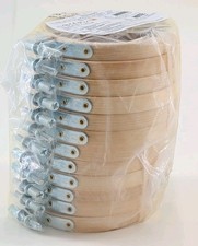 12PCS 3" Bamboo Embroidery Hoops Wooden Round