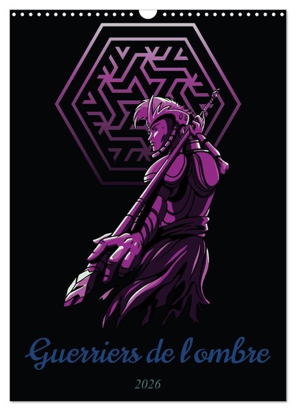 Guerriers De L'ombre (Calendrier Mural 2026 Din A3 Horizontal), Calvendo Calendr-image