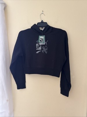 PUMA  RELAXED FIT. WOMEN SWEATER. BLACK  SIZE MEDIUM. NEW. 