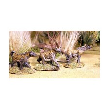 North Star North Star Animal Mini 28mm Spotted Hyenas Pack New