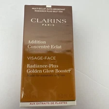 CLARINS Radiance Plus Golden Glow Booster FACE 0.5oz Sealed Box 