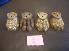 Set of 4 Antique Large Cast