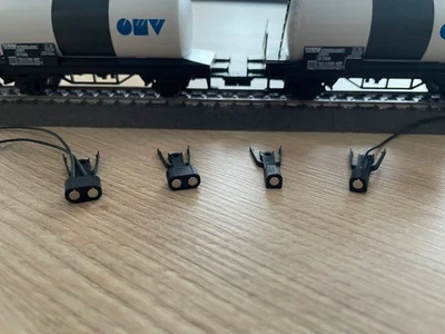 MATHILIE Magnetkupplung Spur H0 ohne Kulissenführung Federkupplung (z.B. Märklin, Trix,…)