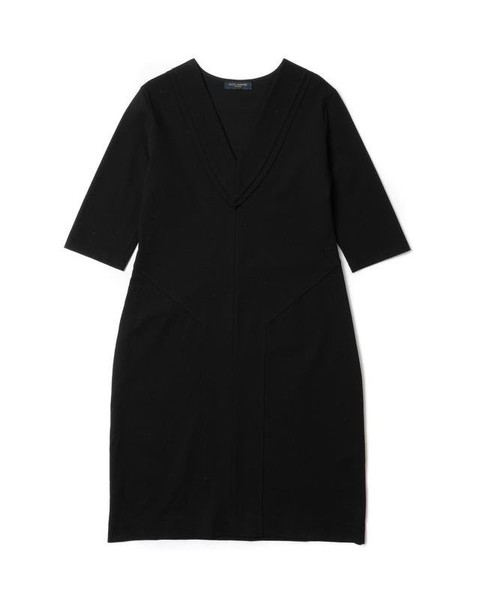 Women Piazza Sempione Dress Black Viscose 40 / L /
