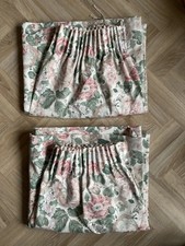 Vintage Dorma English Rose Floral Curtains 66” x 54” Cottagecore French Romantic