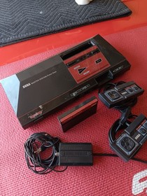 Sega Master System  Console With Controllers & Game (No Power Cord) (Not Tested)
