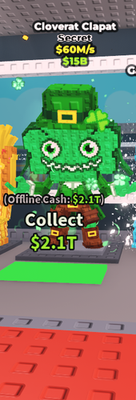 Cloverat Clapat 60M/s Steal A Brainrot Secret Roblox | eBay