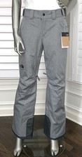The North Face Women  s Freedom Insulated Waterproof Snow Ski Pants - Grey NWT