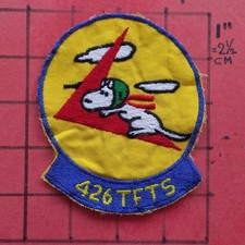 ORIGINAL PATCH USAF US AIR FORCE 426 TFTS TACTICAL FTR TRAINING SQN F-4C PHANTOM