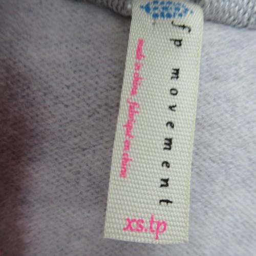 Free People Movement Roll On Cashmere Hoodie 1/2 Zip Womens XS Gray - Picture 2 of 10