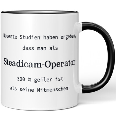 Neueste Studien haben ergeben, dass man als Steadicam-Operator 300 % 10005758779