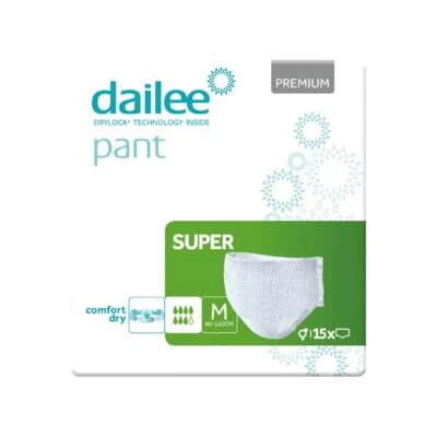 Dailee Pant Premium Super Gr. M Inkontinenzpants (90 Stück)