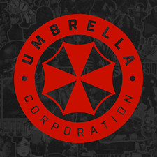 Umbrella Corporation Resident Evil Raccoon City Logo Die Cut Vinyl Decal Sticker