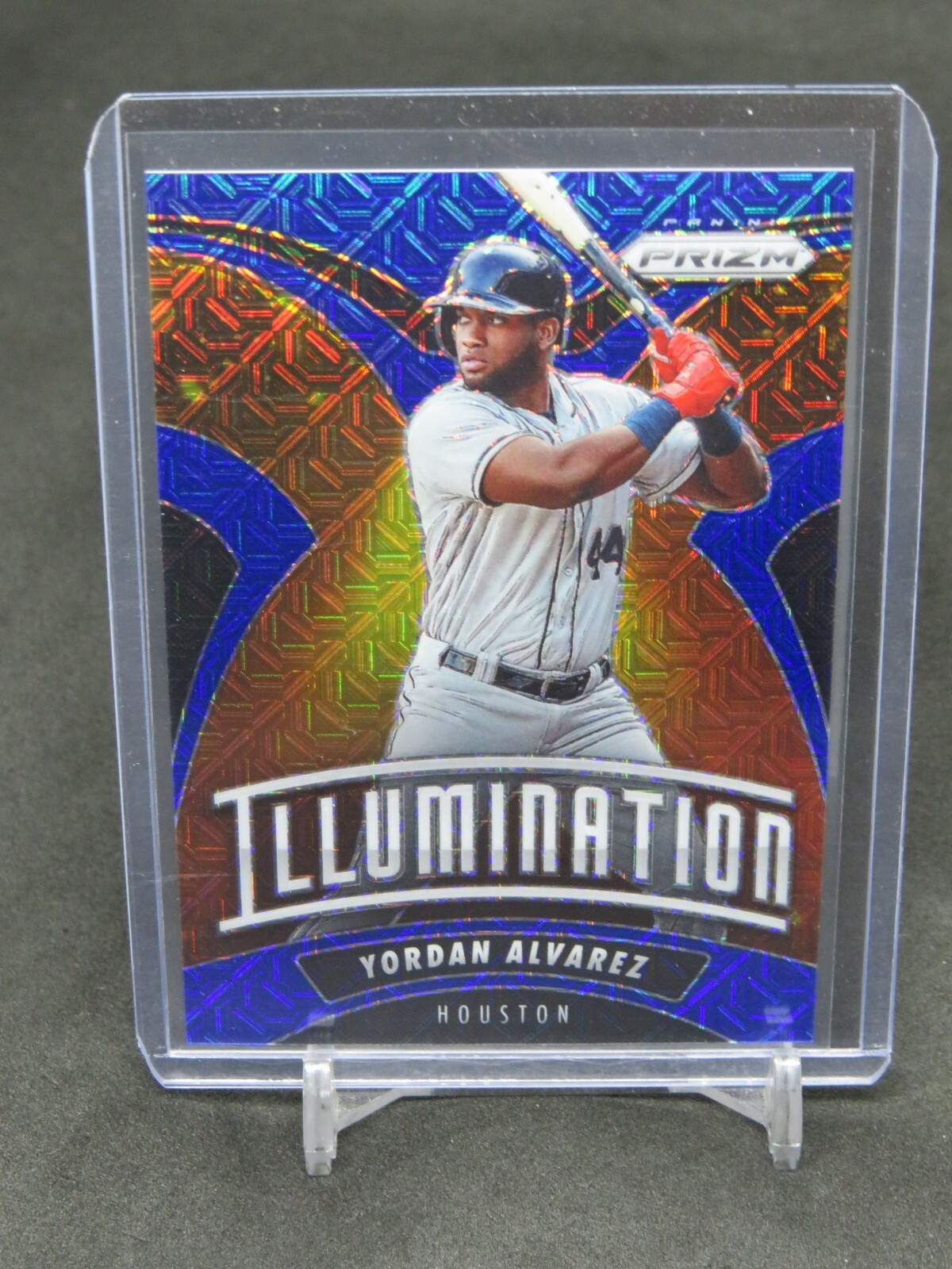 2020 PANINI PRIZM YORDAN ALVAREZ BLUE MOJO ILLUMINATION /175 HOUSTON ASTROS JB8