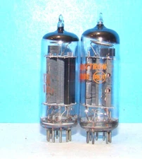 13DR7 RCA 2 radio audio vintage electron amplifier vacuum tubes valve tested USA