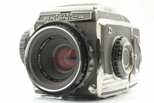 Zenza Bronica S2 75mm F2.8 lens c/w helicoid focusing ring near