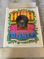 High Mass Vintage 1967 Encore Theater Headshop Poster By Bob Fried
