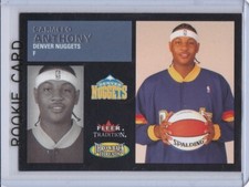 CARMELO ANTHONY ROOKIE CARD Throwback Threads 2003 FLEER TRADITION BASKETBALL RC