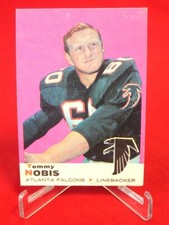 Tommy Nobis TOPPS Football Card 1969 #93 NFL FR