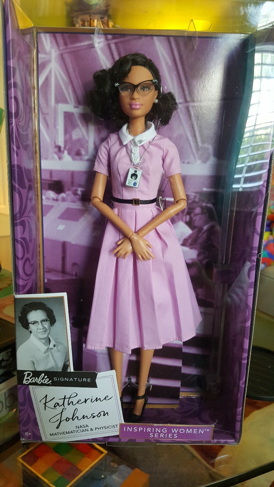 barbie inspiring women series katherine johnson doll