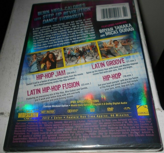 5 Day Step Up Dance Workout Dvd for Gym