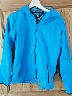 Softshell Jacke von Crane, für Kinder, Größe 158/164; blau