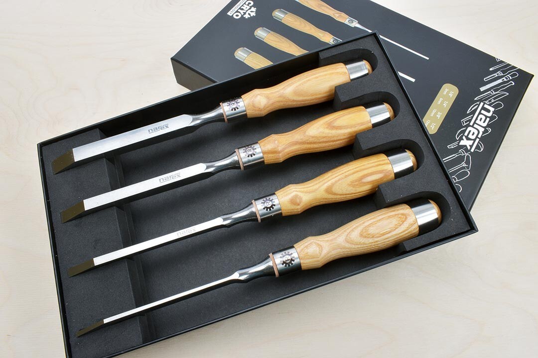 Narex Richter Mortice Chisels - Boxed Set of Four