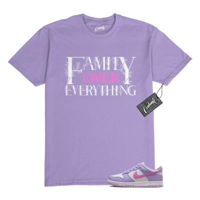 Dunk Lilac Bloom Pink Beyond Hydrangeas Lavender White T Shirt to Match FAM