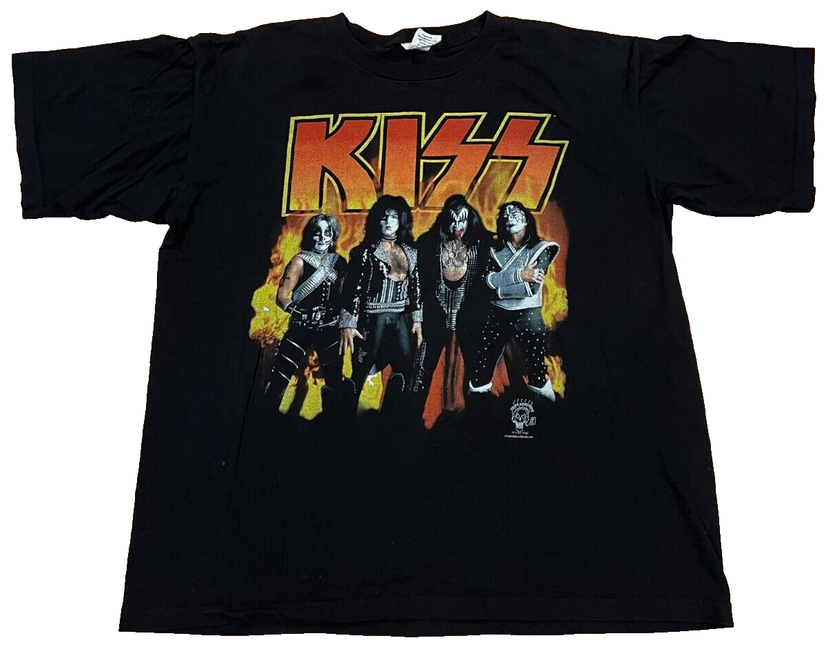 1996 Kiss Tour T-Shirt Tour Champ Tag XL Alive Worldwide
