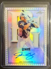 2020 Leaf Metal PG All-American Classic Jac Caglianone Silver Prism Auto Royals