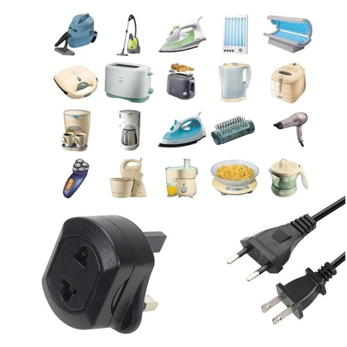 2 Pin to 3 Pin UK Battery Charger Adaptor Plug for Shaver & Oral-B Toothbrush - Picture 7 of 33