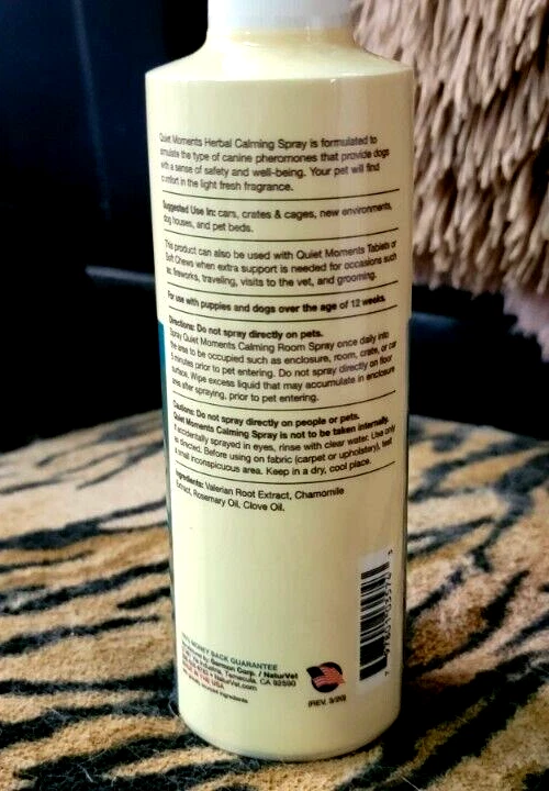 Spray para habitación calmante Dog Quiet Moments 8 oz ¡Nuevo! Foto 3 de 3