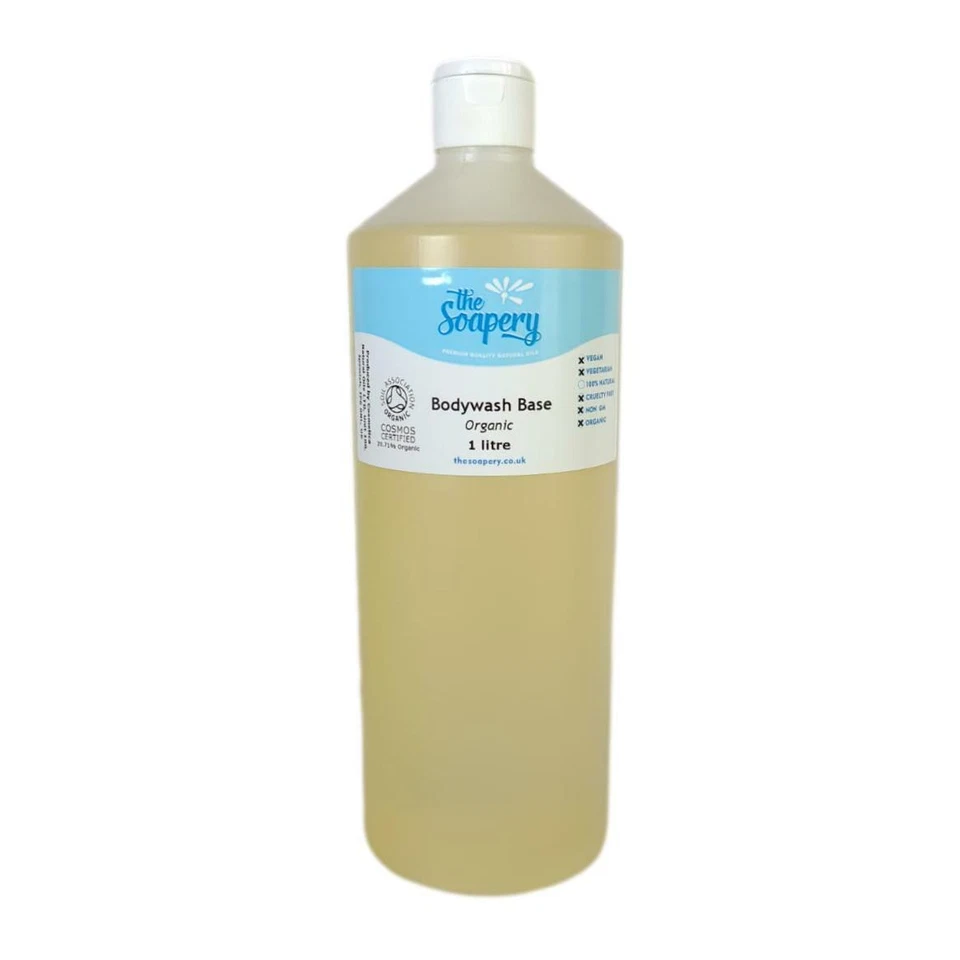THE SOAPERY Body Wash Base Organic 1 litre Pure SLS SLES
