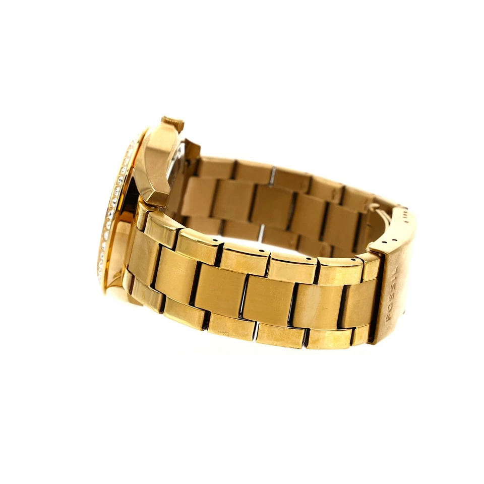 Fossil 'Stella' Crystal Bezel Multifunction Bracelet 38mm Watch F2118 - Image 2 of 3