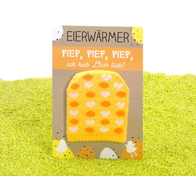 sheepworld Eierwärmer aus Strick Piep, Piep, Piep, ich hab Dich lieb