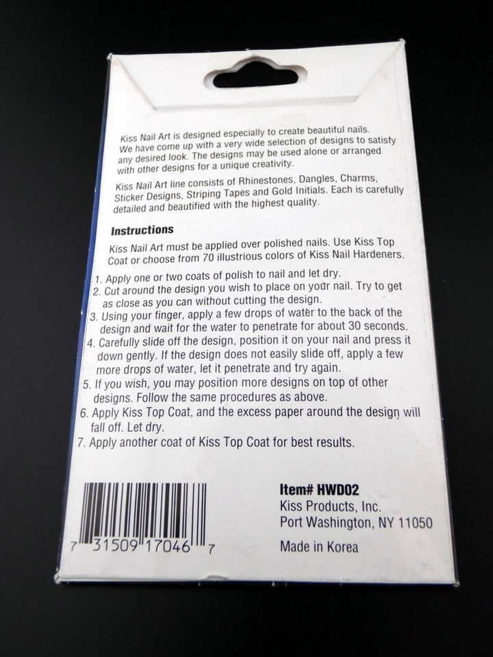 Vintage 1996 Halloween Kiss Nail Art Stickers Two Packages New Old