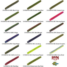 Strike King Supa Fry Perfect Plastic Finesse Baits Any 17 Colors KVDSF4.5 Lures