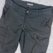 5.11 Tactical Apex Pants Mens 38x30 Black Workwear Flex Stretch Gusseted **