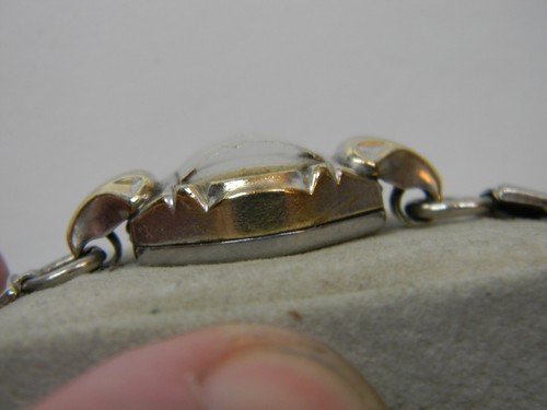 VINTAGE HELBROS 10K WHITE GOLD PLATED LADIES WATCH 10K GF BAND - RUNS GOOD TIMER - Picture 8 of 10