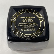 Signature Club A Rapid Transport C Infused Night Creme 1.7 oz Sealed